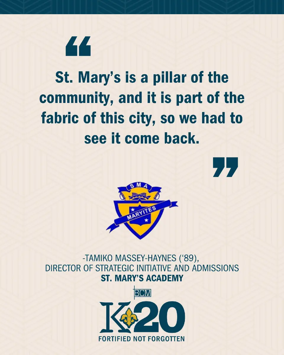 Quote from Director at St. Mary's Academy