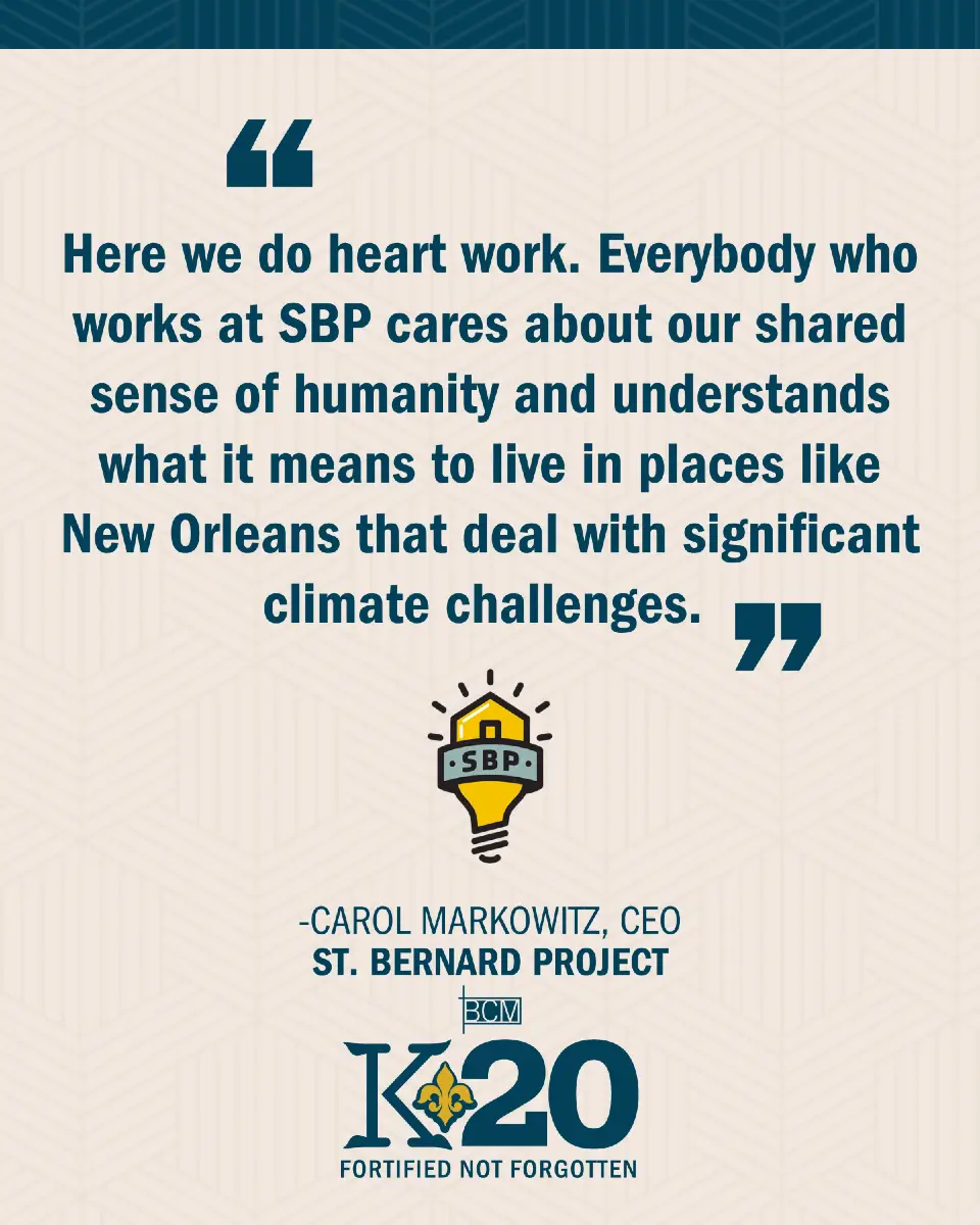 Quote from the CEO of the St. Bernard Project